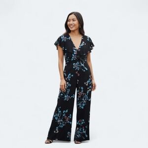 Revolve Cleobella Floral Wide Leg Jumpsuit Size Medium